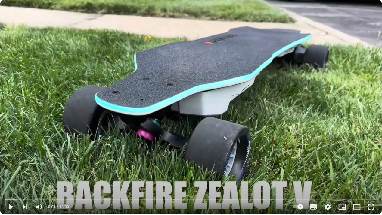 BACKFIRE ZEALOT V electric skateboard review