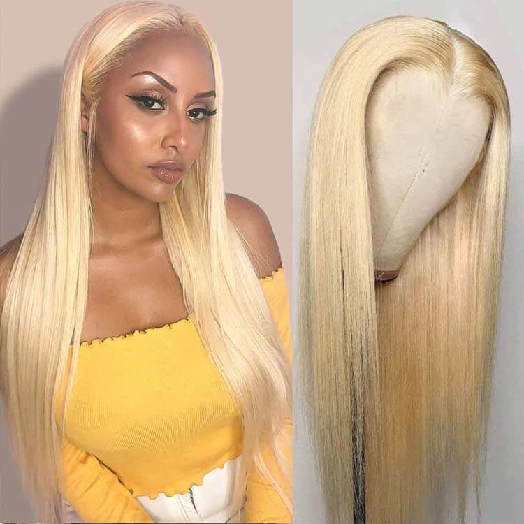 Water Wave Highlight Ombre Color Invisi-Strap™ Snug Fit 360 Skin Lace Frontal Wig Glueless Human Hair