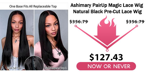 Flash Sale 360 HD Lace Frontal Wig 180% Density Ashimary 100% Human Hair