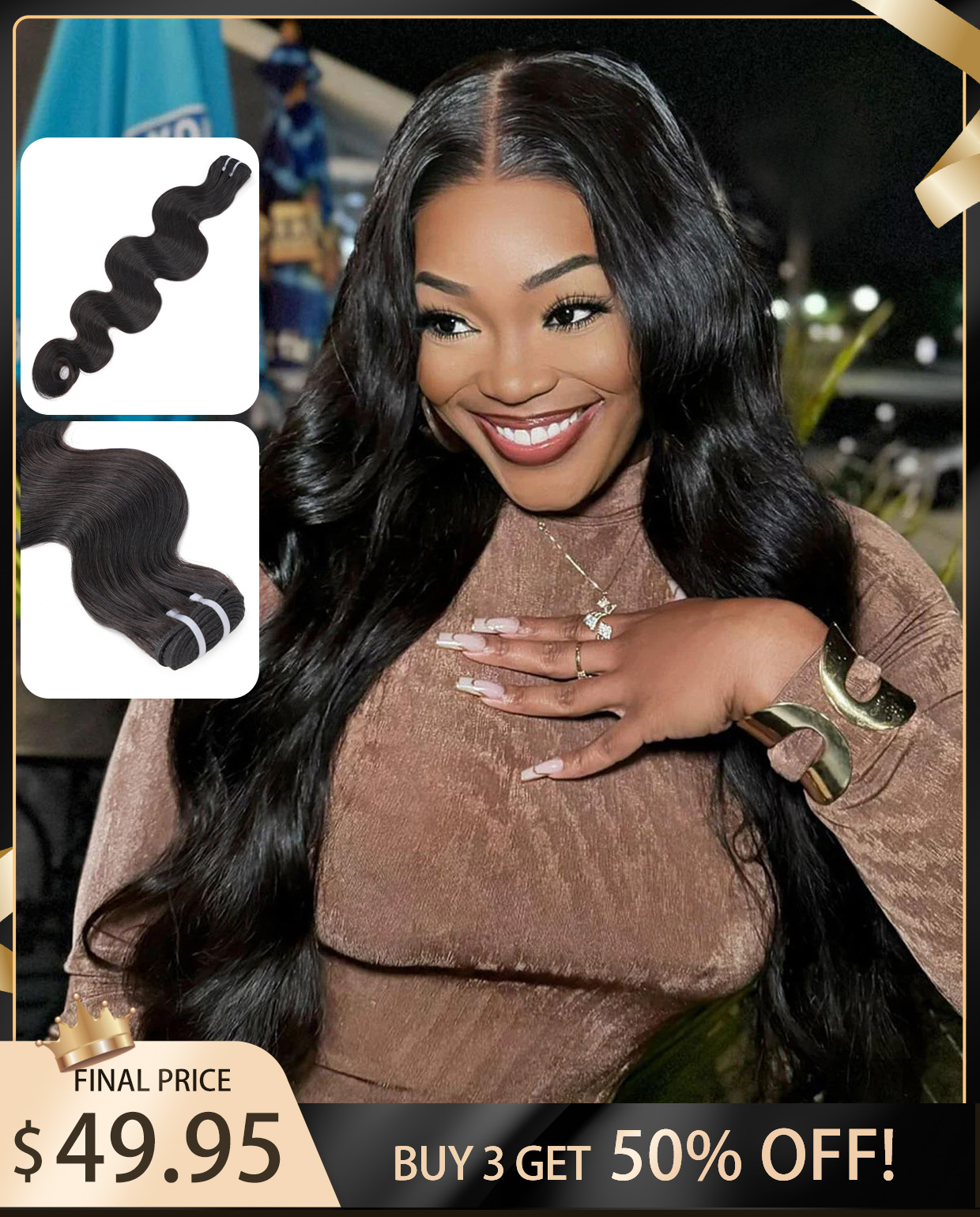 Vietnamese Raw Grade Body Wave Natural Black 100% Human Hair One Bundle