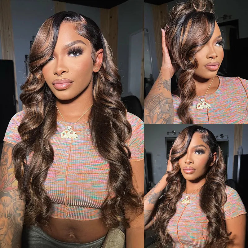 Ashimary Transparent 13x6 Full Lace Front Wig Straight Brazilian Human Hair