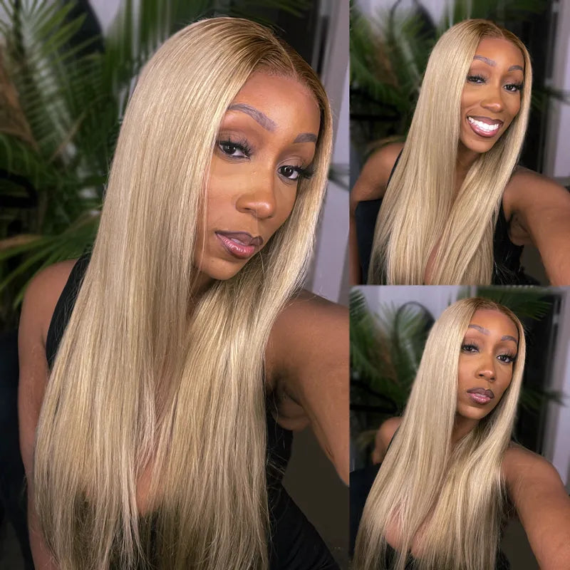 Ashimary Transparent 13x6 Full Lace Front Wig Straight Brazilian Human Hair